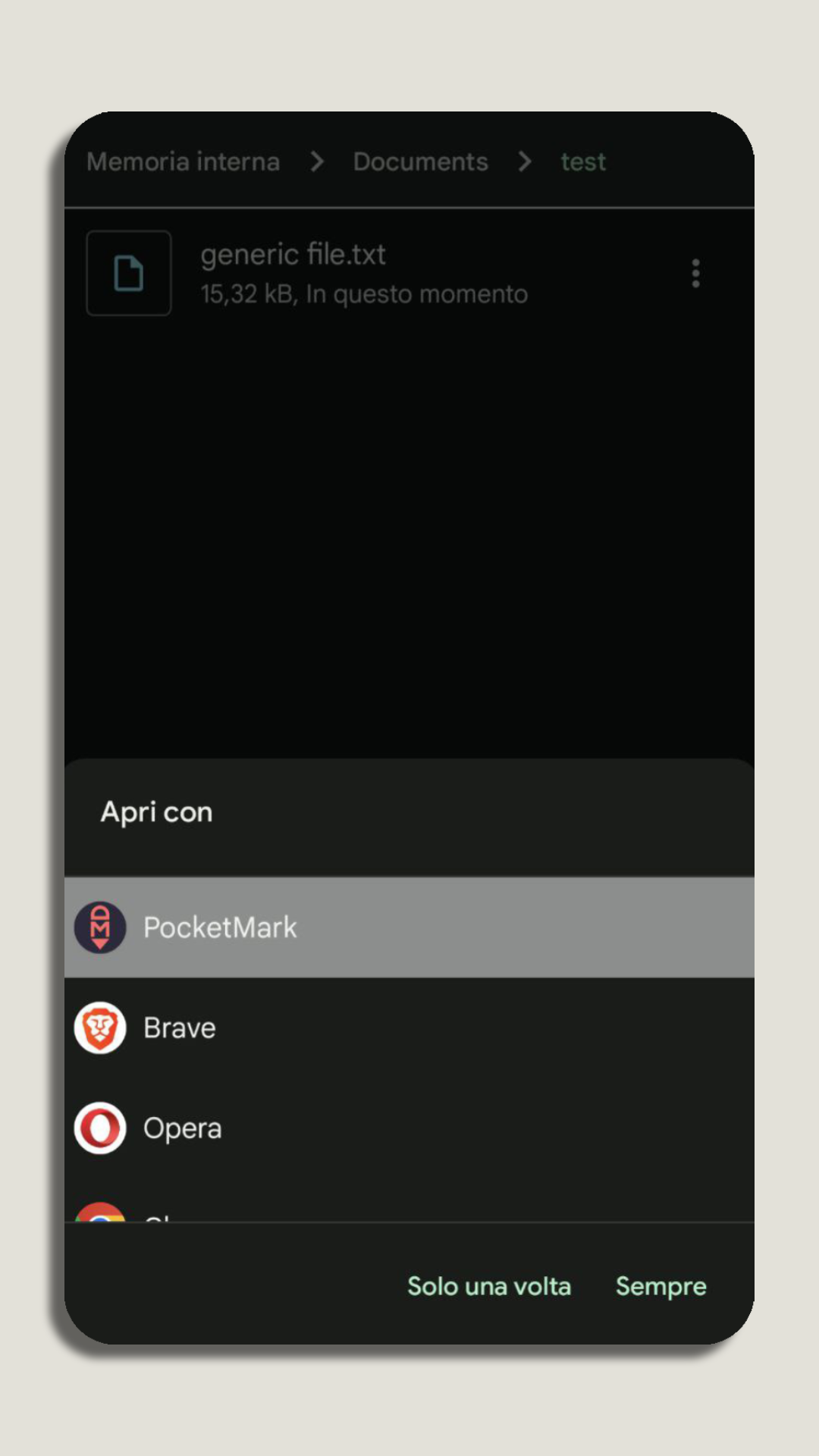 External files support